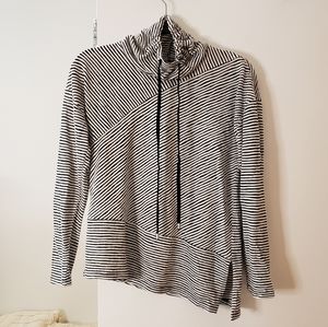 Assymetrical Striped Sweatshirt